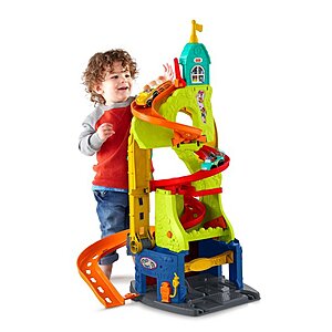 Fisher-Price Little People Sit 'N Stand Skyway 2-In-1 Vehicle Racing Playset w/ 2 Little People Wheelies Cars ​​$25 + Free Store Pickup at Walmart, FS w/ Walmart+ or FS on $35+