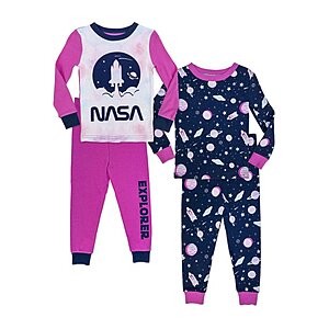 4-Piece Toddler Character Pajama Sets: NASA $10 & More