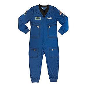 NASA Boys' Union Suit Pajamas: White w/ Hood $5.10, Blue $4.70