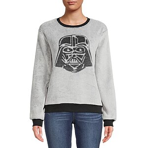 Juniors' Graphic Pullover Fleece Sweatshirt: Star Wars, NASA, MTV $7.50 & More