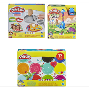 Play-Doh Sets (Flip 'n Pancakes Playset, Dino Crew Playset & 12-Pk Bright Delights Cans) 3 for $15.28 ($5.09 Ea) + Free Store Pickup at Target or FS on $35+