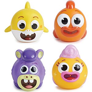 4-Count WowWee Baby Shark's Big Show Squirters Bath Toy Set $4.96 + FS w/ Amazon Prime or FS on $25+