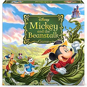 Disney Puzzles & Board Games: Mickey & The Beanstalk Game $5.80 & More