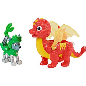 Paw Patrol Rescue Knights Rocky & Dragon Flame Action Figures Set $8 & More + Free Shipping w/ Prime or on $25+