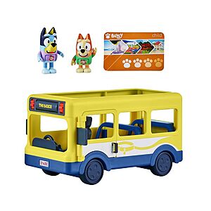 Bluey's Brisbane Adventure Bus Toy w/ Bluey & Bingo Figures $9.35 + Free Shipping w/ Prime, FS on $25+ or Free Store Pickup at Target