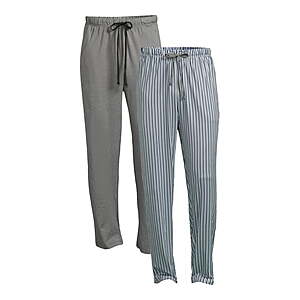 2-Pack Isotoner Men's Lounge Pajama Pants (various colors) $9 ($4.50 Each) + Free Shipping w/ Walmart+ or on $35+