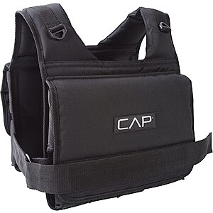 20-Lb CAP Barbell Adjustable Weighted Exercise Vest (Black) $29.97 + Free Shipping