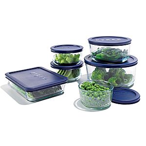 12-Piece Pyrex Storage Plus Glass Food Storage Set (6 Containers + 6 Lids) $16.99 + Free Store Pickup at Kohl's or FS on $49+