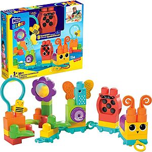 Mega Bloks Toys: 30-Piece Move n Groove Caterpillar Building Toy Train $5.14, 16-Piece Build & Race Rig Building Set $10.49 & More + Free Store Pickup at Target or FS on $35+