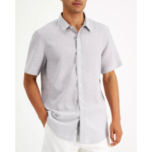Men's Apparel: Inc. Split Neck T-Shirt $6, Sun + Stone Linen Shirt $8 & More + Free Orders $25+