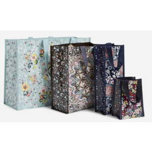 Vera Bradley: 4-Pc. Market Tote Set (floating garden) $8.33, Mini Dome Cosmetic Bag (2 colors) $8.33, Coin Purse (3 colors) $6.25 & More + Free Shipping
