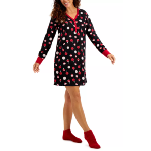 2-Piece Charter Club Women's Sleepshirt & Socks Set (various) $10 + $10 Cashback on $25 (w/ Slickdeals Rewards, PC Only) + Free Store Pickup at Macy's or FS on $25+