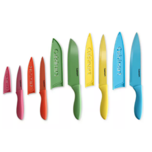 10-Pc Cuisinart Ceramic-Coated Cutlery Set w/ Blade Guards (solid or printed) $15 Each + $10 Cashback on $25 (w/ Slickdeals Rewards, PC Only) + Free Store Pickup at Macy's