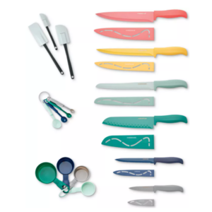 23-Piece Farberware Resin Kitchen Cutlery & Gadget Set $20 + Free Store Pickup at Macy's or FS on $25+