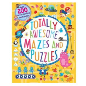 Totally Awesome Mazes & Puzzles: Over 200 Brain-Bending Challenges (Paperback) $6