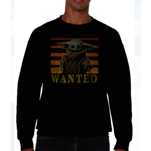 Star Wars Baby Yoda Wanted Men's Graphic Fleece Sweatshirt $10, American Stitch Men's Graphic Tees: Rambo $4.50, Ace Ventura Pet Detective $6 & More + FS w/ Walmart+ or FS on $35+