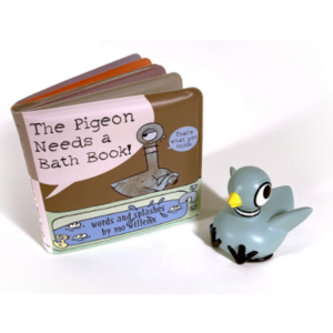 The Pigeon Needs a Bath Book w/ Pigeon Bath Toy $10.50