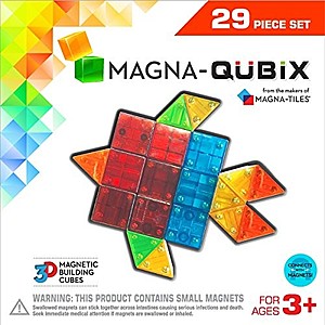 Magna-Qubix 29-Piece Clear Colors Set (Amazon) $14.99