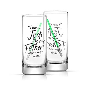 Star Wars Luke Tall Drinking Glass & Wine Glass - $11.96 AC + FS at Amazon