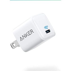 (2 Pack) Anker Nano Charger 20W PIQ 3.0 with 15% off $24.64 on amazon