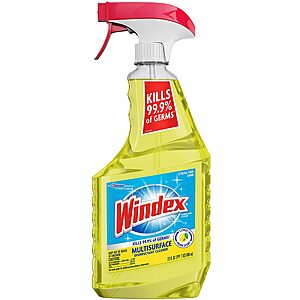 23-Oz Windex Multi-Surface Cleaner and Disinfectant Spray Bottle (Citrus) $1.80 w/ S&S + Free Shipping w/ Prime or on $25+