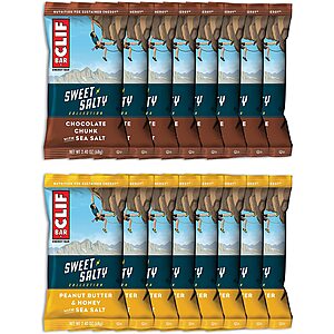 16-Ct 2.4-Oz CLIF Bar Energy Bars Sweet & Salty Variety Pack $13.20 w/ S&S + Free Shipping w/ Prime or on $25+