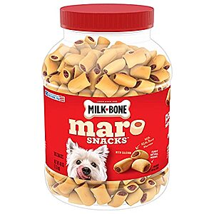 40-Oz Milk-Bone MaroSnacks Dog Treats w/ Real Bone Marrow & Calcium $7.45 w/ S&S + Free Shipping w/ Prime or on $25+