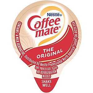 180-Count 0.38-Oz Nestle Coffee-Mate Coffee Creamer Carton Singles $6.85 w/ S&S + Free Shipping w/ Prime or on $35+