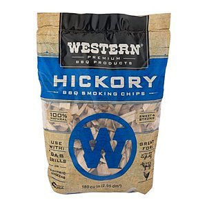 Western Premium Hickory & Mesquite Wood Chips $2.99 180 cu in Bags