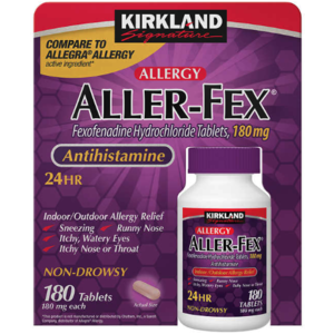 180-Count 180g. Kirkland Aller-Fex Fexofenadine Antihistamine Tablets $26.50 + Free Shipping