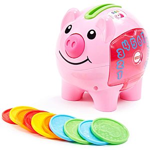 Fisher-Price Piggy Money Bank, with 40+ Sing-along Songs $10.49