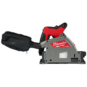 Milwaukee M18 FUEL 18V 6-1/2" Cordless Plunge Track Saw (Bare Tool) $287.30 + Free Shipping