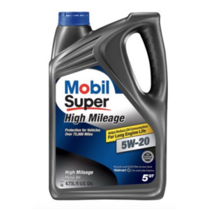 Mobil Super 5W-20 High Mileage Motor Oil, 5 Qt Bottle - $12.98 @ Walmart