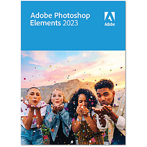 Adobe Photoshop Elements 2023 (Box with Download Code) $64.99 + Free Shipping @B&H Deal Zone