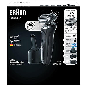 Braun Series 7 7089cc Electric Razor Shaver Kit for Men $119.98