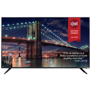 TCL 75R617 75" 6-Series (2018/2019) 4K HDR/Dolby Vision Roku Smart TV $1099.97