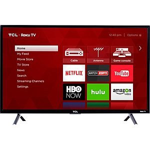 32" TCL 32S305 720p Roku Smart LED HDTV $100 + Free S/H