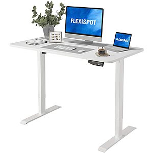 Flexispot 48"x30" Adjustable Electric Stand Up Desk w/ Memory Controller $250 + Free Shipping