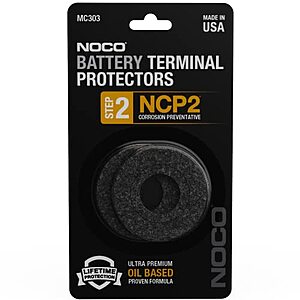 2-Pack NOCO NCP2 MC303 Oil-Based Battery Terminal Protectors $1