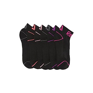 6-Pack Reebok Women's Quarter Basic Socks (multi) $6, 6-Pack New Balance Women's Active Cushion Quarter Socks (black) $6 & More + Free Store Pickup at Nordstrom Rack or F/S on $89+