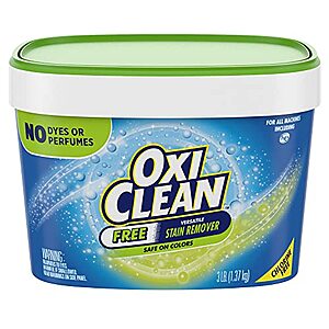 3-Lb OxiClean Versatile Stain Remover Powder (Fragrance Free) $4.87 w/ S&S + Free Shipping w/ Prime or on $25+
