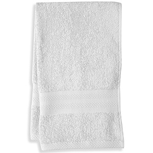 Mainstream International Inc. Cotton Hand Towel (white) $2 + 6% Slickdeals Cashback (PC Req'd) + Free Store Pickup at Macys or F/S on $25+