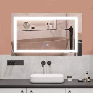 Home Depot 40" x 24" Rectangular Frameless Anti-Fog Bathroom Vanity Mirror with Dimmable LED Light $89 shipped