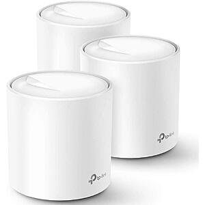 Costco Members Starting 3/2 Online: TP-Link Deco X60 Wi-Fi 6 AX3000 Whole-Home Mesh Wi-Fi System, 3-Pack $199.99