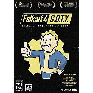 Fallout 4: Game of the Year Edition (PC Digital Download) $8.10