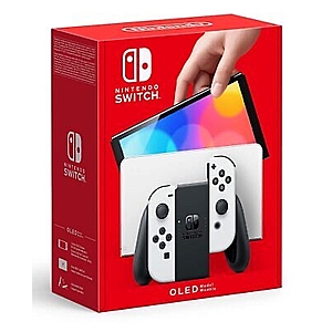 Nintendo Switch – OLED Model w/ White Joy-Con | $301 with 15% off code LABORDAYSAVE - $301