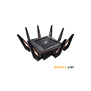 Amazon has ASUS ROG Rapture WiFi 6 Gaming Router (GT-AX11000) - Tri-Band 10 Gigabit Wireless Router for $349.99 FS with Prime - $350