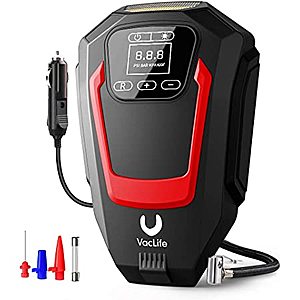 VacLife Air Compressor Tire Inflator $12.50 + Free Shipping