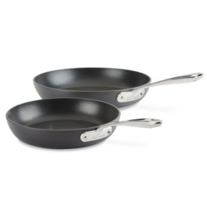 All-Clad HA1 Nonstick Frying Pan Cookware Set, 10 Inch and 12 Inch Fry Pan - $35