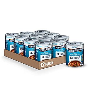 12-Pack 18.5-Oz Progresso Light Savory Vegetable Barley Soup $15.03 w/ S&S + Free Shipping w/ Prime or on $25+